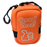 Maxbell Neoprene Golf Range Finder Bag Pouch Case Holder with Carabiner Orange