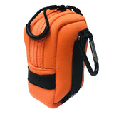 Maxbell Neoprene Golf Range Finder Bag Pouch Case Holder with Carabiner Orange