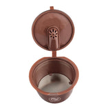 Maxbell Refillable Coffee Capsule Cup For Nescafes Coffee Machine Brown