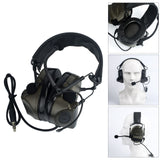 Maxbell Tactical Headset Ear Protection Comtac Headphone Hunting Shooting Army Green