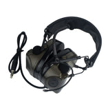 Maxbell Tactical Headset Ear Protection Comtac Headphone Hunting Shooting Army Green