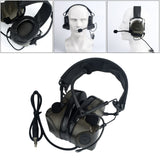 Maxbell Tactical Headset Ear Protection Comtac Headphone Hunting Shooting Army Green