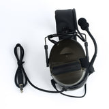 Maxbell Tactical Headset Ear Protection Comtac Headphone Hunting Shooting Army Green