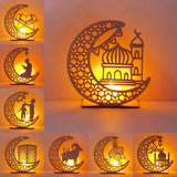 Maxbell Ramadan Mubarak Night Lamp LED Muslim Ramadan Table Light Home Decor Style 1