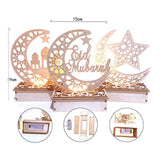 Maxbell Ramadan Mubarak Night Lamp LED Muslim Ramadan Table Light Home Decor Style 1