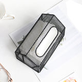 Maxbell Compact Metal Napkin Facial Tissue Box Case Cover Holder Kitchen Golden