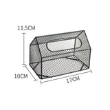 Maxbell Compact Metal Napkin Facial Tissue Box Case Cover Holder Kitchen Black