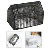 Maxbell Compact Metal Napkin Facial Tissue Box Case Cover Holder Kitchen Black