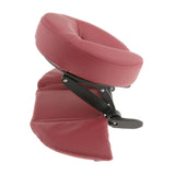 Maxbell Flexible Massage Table Face Cradle Headrest Pillow & Hanging Arm Rest Red