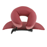 Maxbell Flexible Massage Table Face Cradle Headrest Pillow & Hanging Arm Rest Red