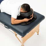 Maxbell Flexible Massage Table Face Cradle Headrest Pillow & Hanging Arm Rest Red