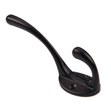 Maxbell 4x Wall-mounted Clothes Coat Hooks Key Towel Hanger Bathroom Bedroom Black