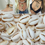 Maxbell 100g Natural Conch Shell Loose Bead DIY Necklace Bracelet Jewelry Findings