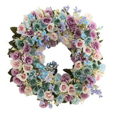 Maxbell Rose Wreath Door Spring Summer Graland Mother's Day Wall Home Hanging Decor