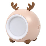 Maxbell Deer Night Light Kawaii Animal Lamp Dimmable Light Teen Girls Bedroom Decor brown