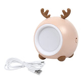 Maxbell Deer Night Light Kawaii Animal Lamp Dimmable Light Teen Girls Bedroom Decor brown