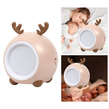 Maxbell Deer Night Light Kawaii Animal Lamp Dimmable Light Teen Girls Bedroom Decor brown