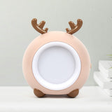 Maxbell Deer Night Light Kawaii Animal Lamp Dimmable Light Teen Girls Bedroom Decor brown