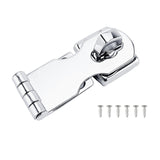 Maxbell Locking Hasp Latch Holder Safety Latch Buckle Set with Screws Universal