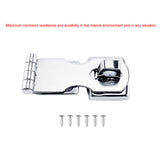 Maxbell Locking Hasp Latch Holder Safety Latch Buckle Set with Screws Universal
