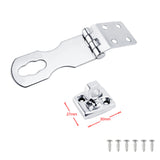Maxbell Locking Hasp Latch Holder Safety Latch Buckle Set with Screws Universal