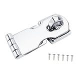 Maxbell Locking Hasp Latch Holder Safety Latch Buckle Set with Screws Universal