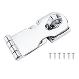 Maxbell Locking Hasp Latch Holder Safety Latch Buckle Set with Screws Universal