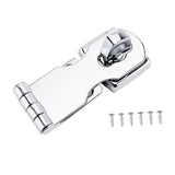 Maxbell Locking Hasp Latch Holder Safety Latch Buckle Set with Screws Universal