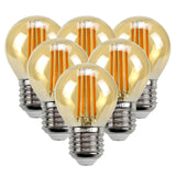 Maxbell 6Pieces LED Filament Bulb E27 Edison Bulbs 2700K Warm White