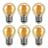 Maxbell 6Pieces LED Filament Bulb E27 Edison Bulbs 2700K Warm White