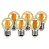 Maxbell 6Pieces LED Filament Bulb E27 Edison Bulbs 2700K Warm White