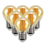 Maxbell 6Pieces LED Filament Bulb E27 Edison Bulbs 2700K Warm White