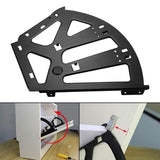 Maxbell  Thickened Shoes Drawer Cabinet Hinges Flip Frame Turing Rack Heavy Duty Black 3 Layer