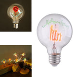 Maxbell Stylish Filament Light Festoon LED Bulb 220V Bedroom Patio Decor Style F