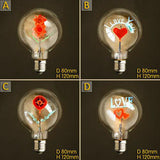 Maxbell Stylish Filament Light Festoon LED Bulb 220V Bedroom Patio Decor Style A