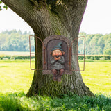Maxbell Pastoral Elf Tree Hugger Naughty Lawn Art Fairy Statue Hanging Garden Decor