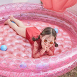 Maxbell Inflatable Swimming Pool Kiddie Garden Backyard Paddling Pool Pink  120cm