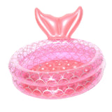 Maxbell Inflatable Swimming Pool Kiddie Garden Backyard Paddling Pool Pink  120cm