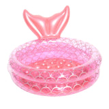 Maxbell Inflatable Swimming Pool Kiddie Garden Backyard Paddling Pool Pink  120cm