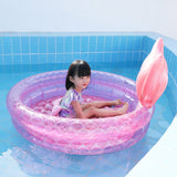 Maxbell Inflatable Swimming Pool Kiddie Garden Backyard Paddling Pool Pink  120cm