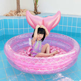 Maxbell Inflatable Swimming Pool Kiddie Garden Backyard Paddling Pool Pink  120cm