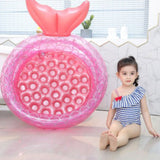 Maxbell Inflatable Swimming Pool Kiddie Garden Backyard Paddling Pool Pink  120cm