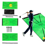 Maxbell Golf Training Mat Batting Practice Hitting Aid Game Pad Home Outdoor A