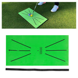 Maxbell Golf Training Mat Batting Practice Hitting Aid Game Pad Home Outdoor A