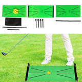 Maxbell Golf Training Mat Batting Practice Hitting Aid Game Pad Home Outdoor A