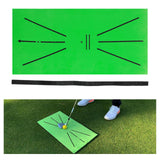 Maxbell Golf Training Mat Batting Practice Hitting Aid Game Pad Home Outdoor A