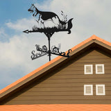 Maxbell Metal Weather Vane Garden Stake Animal Direction Indicators for Farm Roof