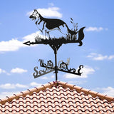 Maxbell Metal Weather Vane Garden Stake Animal Direction Indicators for Farm Roof