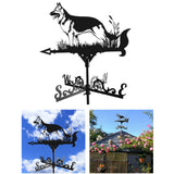 Maxbell Metal Weather Vane Garden Stake Animal Direction Indicators for Farm Roof