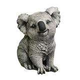 Maxbell Resin Craft Garden Statue Sitting Koala Figurine Sculpture for Outdoor Lawn